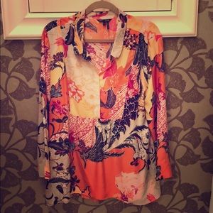 Nic + Zoe paisley top